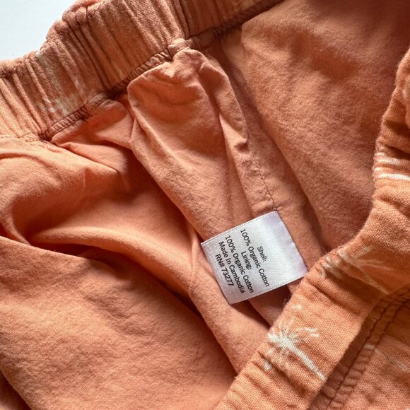 LC Lauren Conrad Pink Palm Tree Print Short Shorts 100% Cotton Sz L - Picture 6 of 6